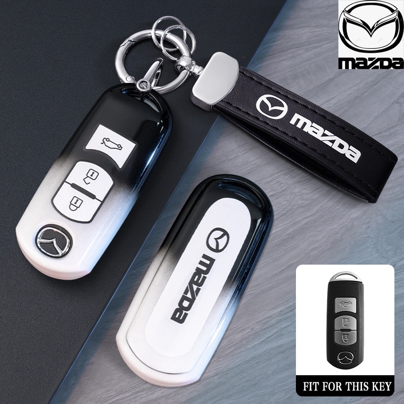 เคสกุญแจรีโมทรถยนต์ Mazda Mazda 2/Mazda 3 เคสกุญแจ Mazda CX-5 ฝาครอบกุญแจ