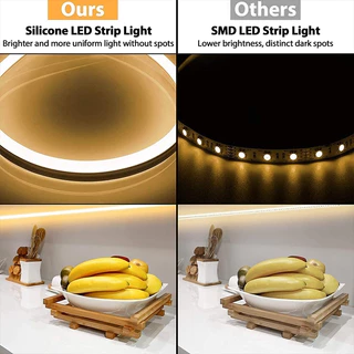 Neon ไฟเส้น LED ซิลิโคน แสงอุ่น/แสงเย็น ไฟตกแต่งบ้านและเทศกาล แสงเนียน สร้างบรรยากาศ