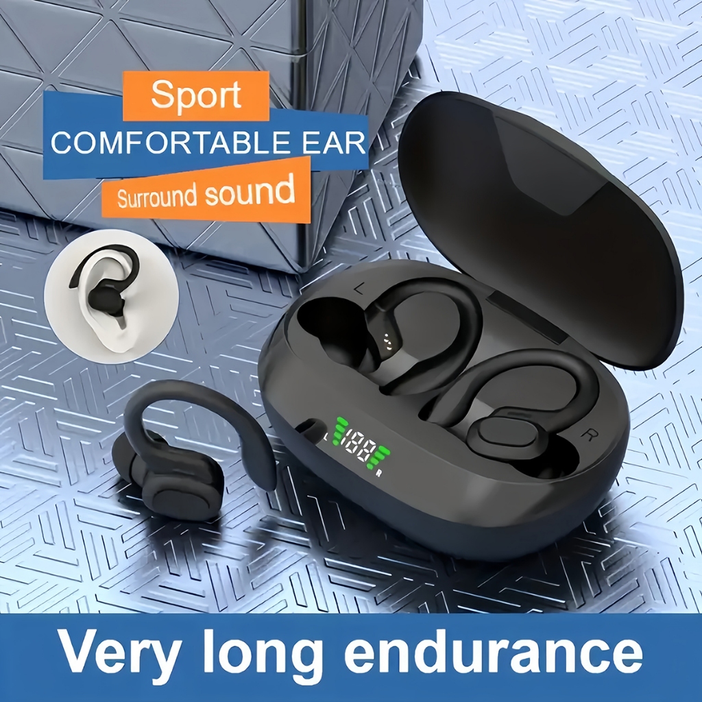 SP16 หูฟังไร้สาย Ture HIFI หูฟังหู Hook กีฬา HI-FI สเตอริโอหูฟังบลูทูธกันน้ําพร้อมไมโครโฟน TWS