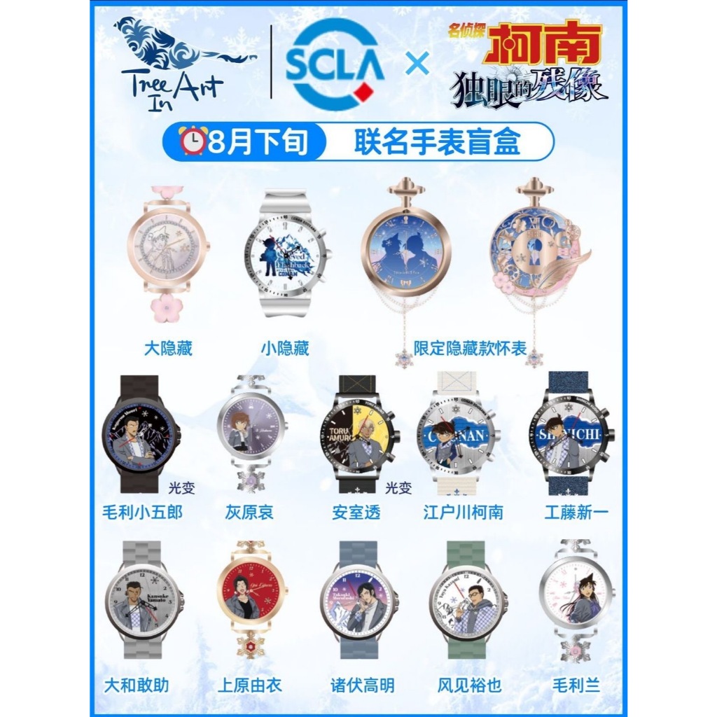 ของแท้ที่ได้รับอนุญาตนักสืบ Conan Cyclops นาฬิกา Surprise Mystery กล่องอะนิเมะ สินค้ารูปของขวัญวันเก