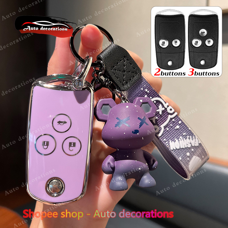 Honda พับกุญแจรถสําหรับ Honda accord G8 civic fb 1.8 CRV G4 2.0 civic 2012 Civic FB 2012 ฝาครอบกุญแจ