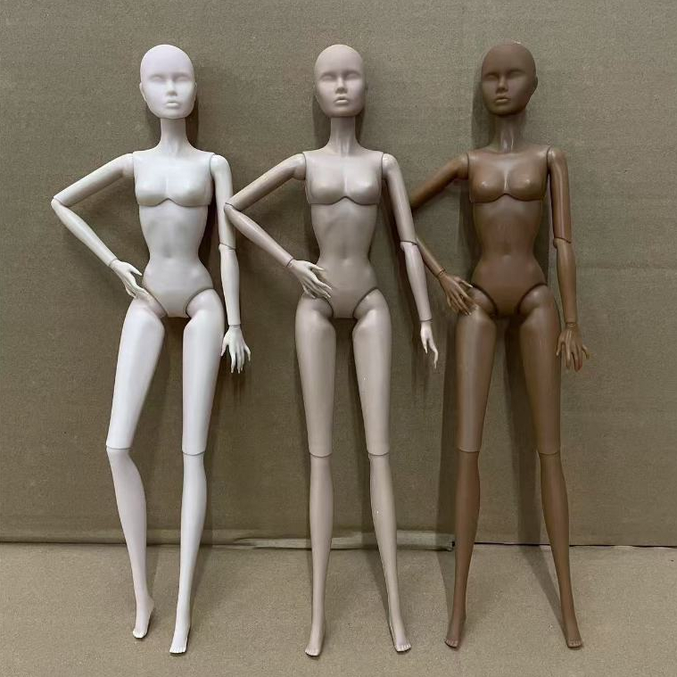 1/6 Super Model ตุ๊กตาอุปกรณ์เสริม 30 ซม.Lady พร้อมหัวเปล่า Make Up Practice DIY ตุ๊กตาเล่นอะไหล่