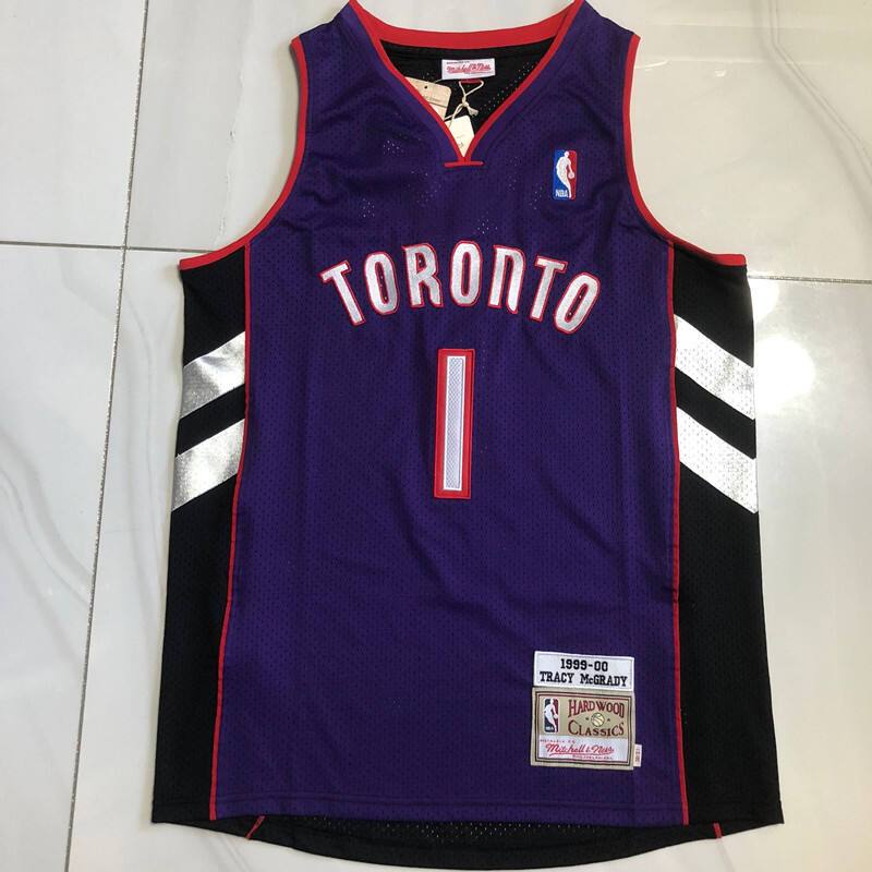 เสื้อยืดคลาสสิก Tracy McGrady จาก Mitchell Ness - สีม่วง