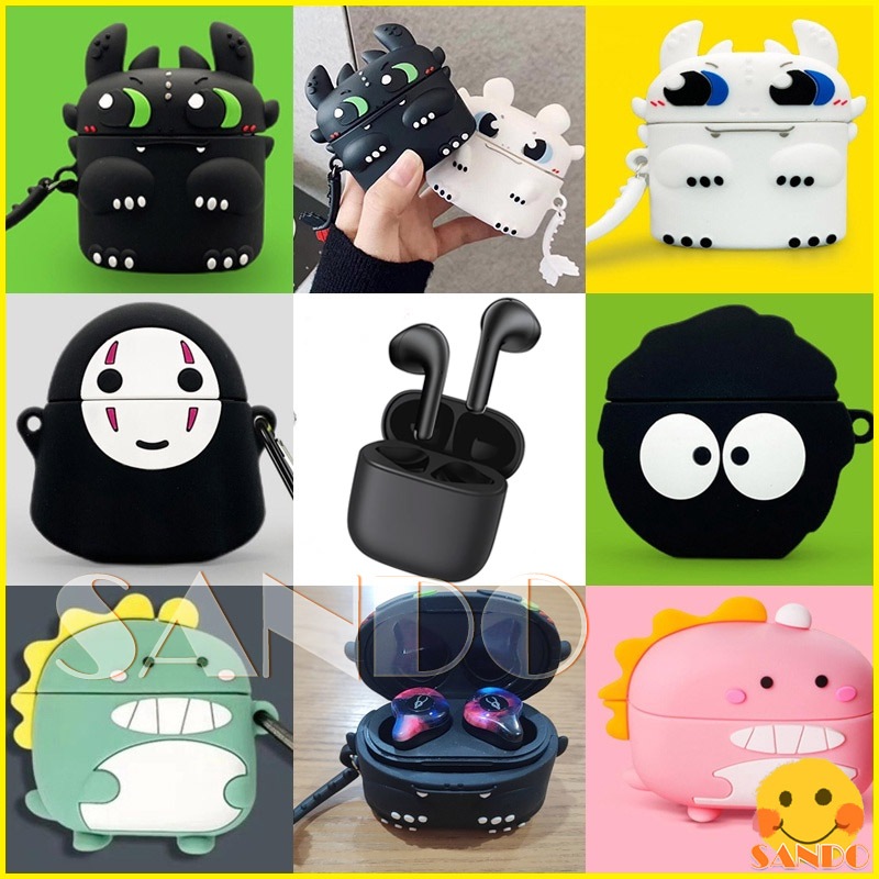 เคส Edifier X2 Plus เกราะป้องกันเคสซิลิโคนอ่อนนุ่มฝาครอบหูฟังการ์ตูนน่ารัก Edifier X2 Plus case cove