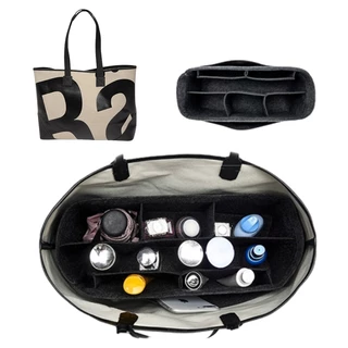 EverToner Felt ใส่กระเป๋าสําหรับ Rally x UNO city Tote Bag Series กระเป๋าแต่งหน้าผู้หญิง