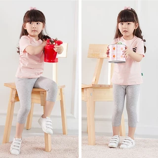 【มีสต็อกกรุงเทพฯ】กางเกงเลกกิ้ง ผ้าฝ้าย ยืดหยุ่น ใส่สบาย สีแคนดี้ เพื่อความปลอดภัย สําหรับเด็กผู้หญิง