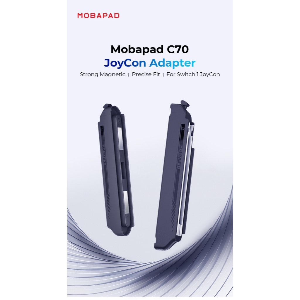 Mobapad C70 JoyCon อะแดปเตอร์แม่เหล็กที่แข็งแกร่งที่แม่นยําสําหรับ M6 HD/S, S1 HD/S บนสวิทช์ 2