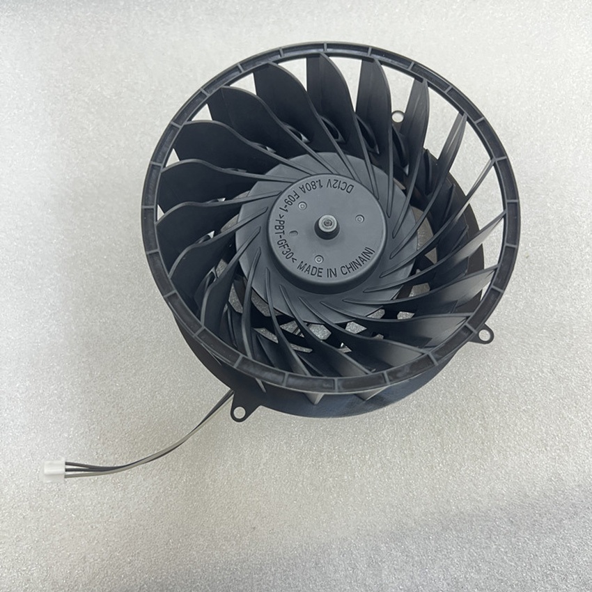 หน่วยหลักพัดลมระบายความร้อนเกมคอนโซลพัดลม DC12V 1.80A F09-1 PBT-GF30 สําหรับ PS5 PRO