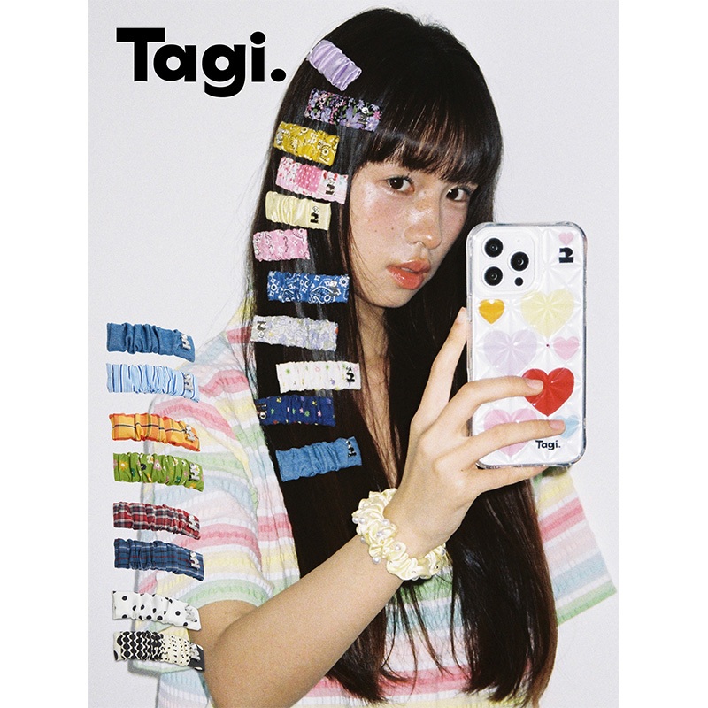 Tagi. i Imagine Pleated Hairpin เซ็ตกิ๊บแบบจีบในจินตนาการ