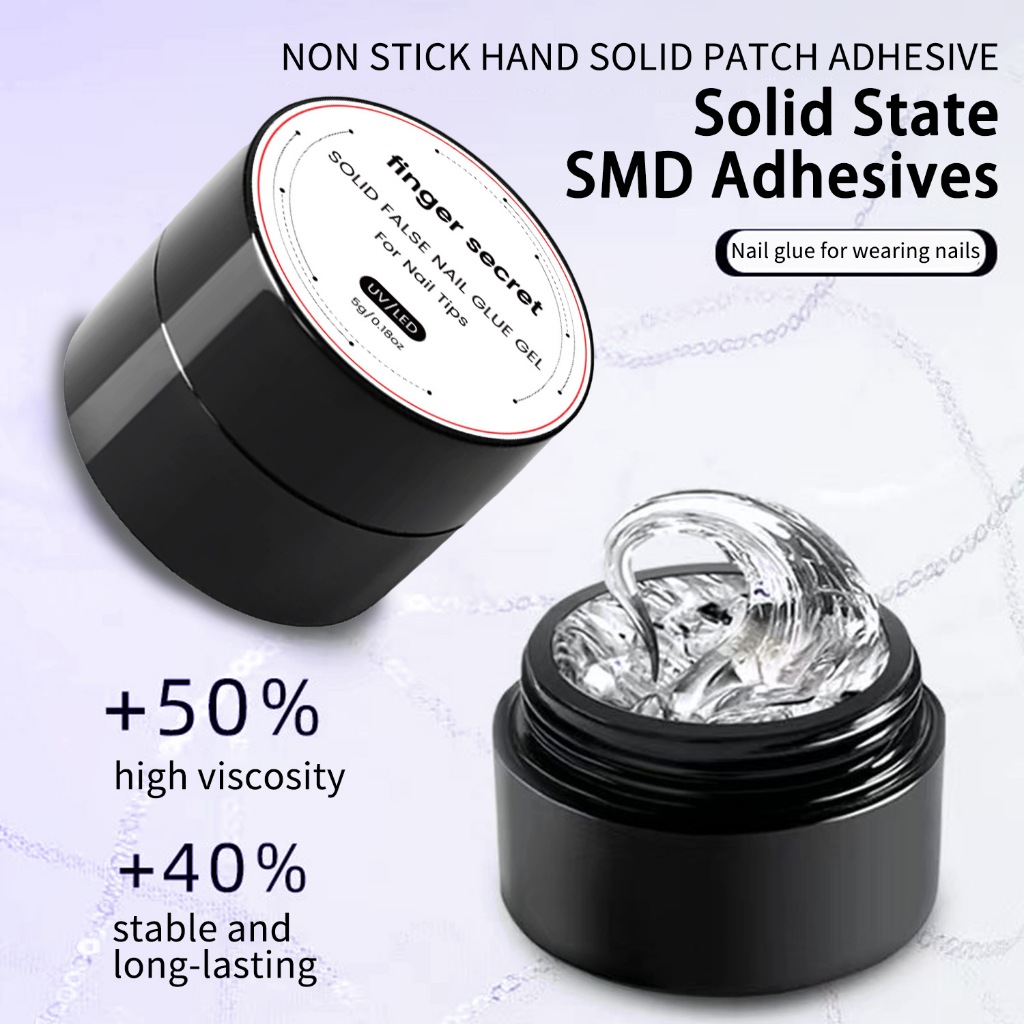 10ML Super Strong Solid กาวทาเล็บเจลกาวสําหรับเล็บ Desgin กาวทาเล็บสําหรับปลอม