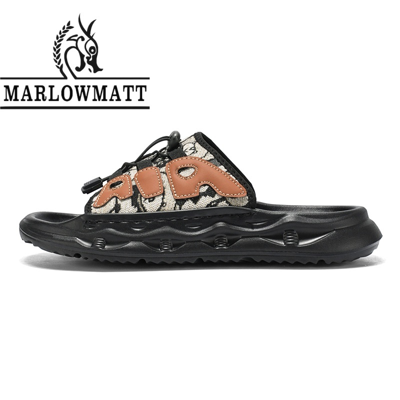 รองเท้าแตะผู้ชาย Marlowmatt | กีฬาสันทนาการกลางแจ้ง | กันลื่นกันน้ํา | รองเท้าใส่สบาย