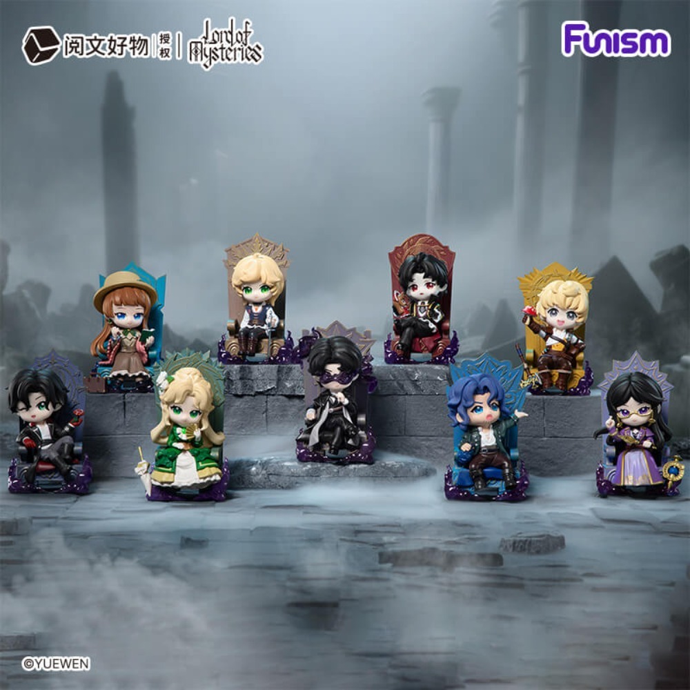 FUNISM Lord of Mysteries คําเชิญ Fate Figures Blind Box Series โดยน่ารักสะสม Action Figure ของเล่นของขวัญที่ดีที่สุดสําหรับเด็กวันเกิด Party