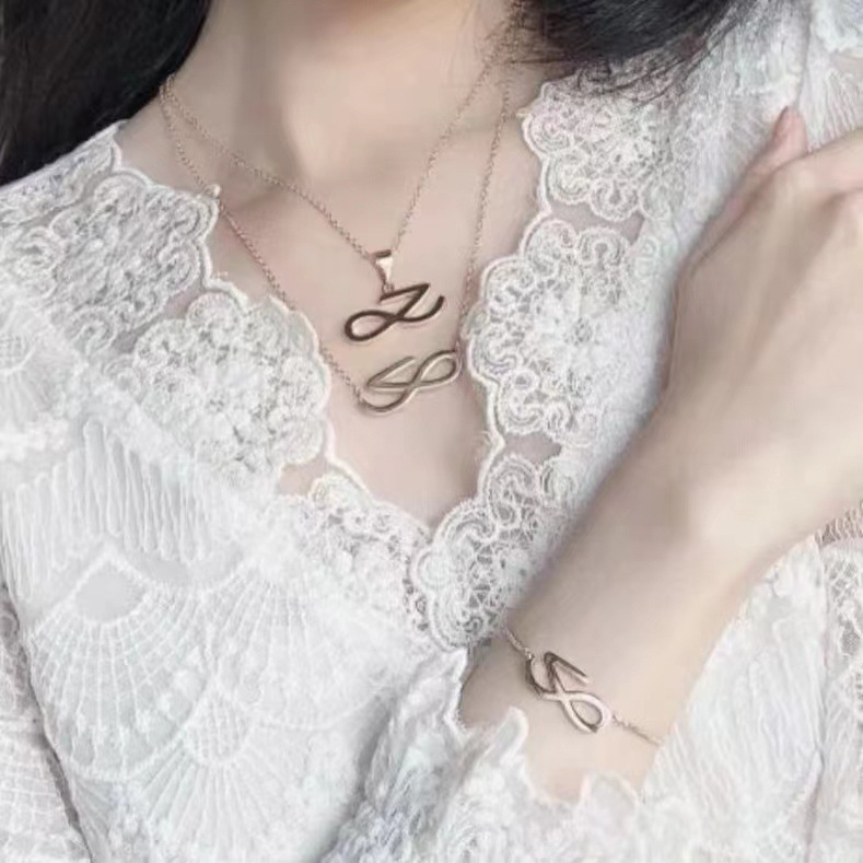 Kpop idol JK สร้อยคอเรียบง่าย