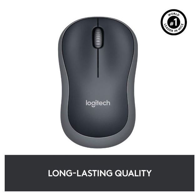 เมาส์ไร้สาย Logitech B175 2.4GHz พร้อมตัวรับสัญญาณ USB Mini (เมาส์ไร้สาย USB)