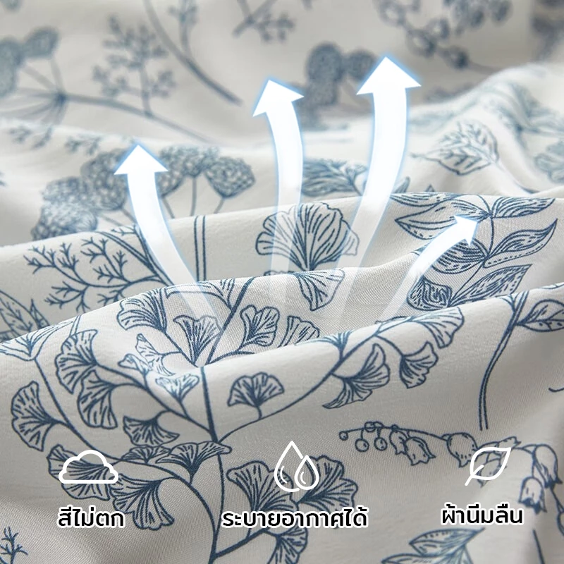 ผ้าปูที่นอนกันไรฝุ่น 6ฟุต/5ฟุต/3.5ฟุต รัดมุม thumbnail 6