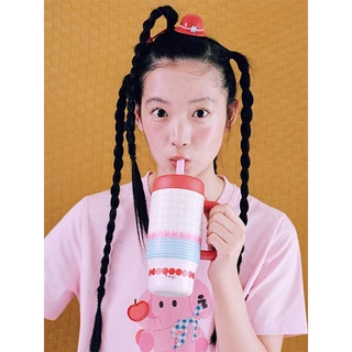 Tagi. Dress-up Game Hat Vacuum Bottle 550ML กระติกน้ำดีไซน์หมวกธีมเกมแต่งตัว แก้วเก็บความเย็น