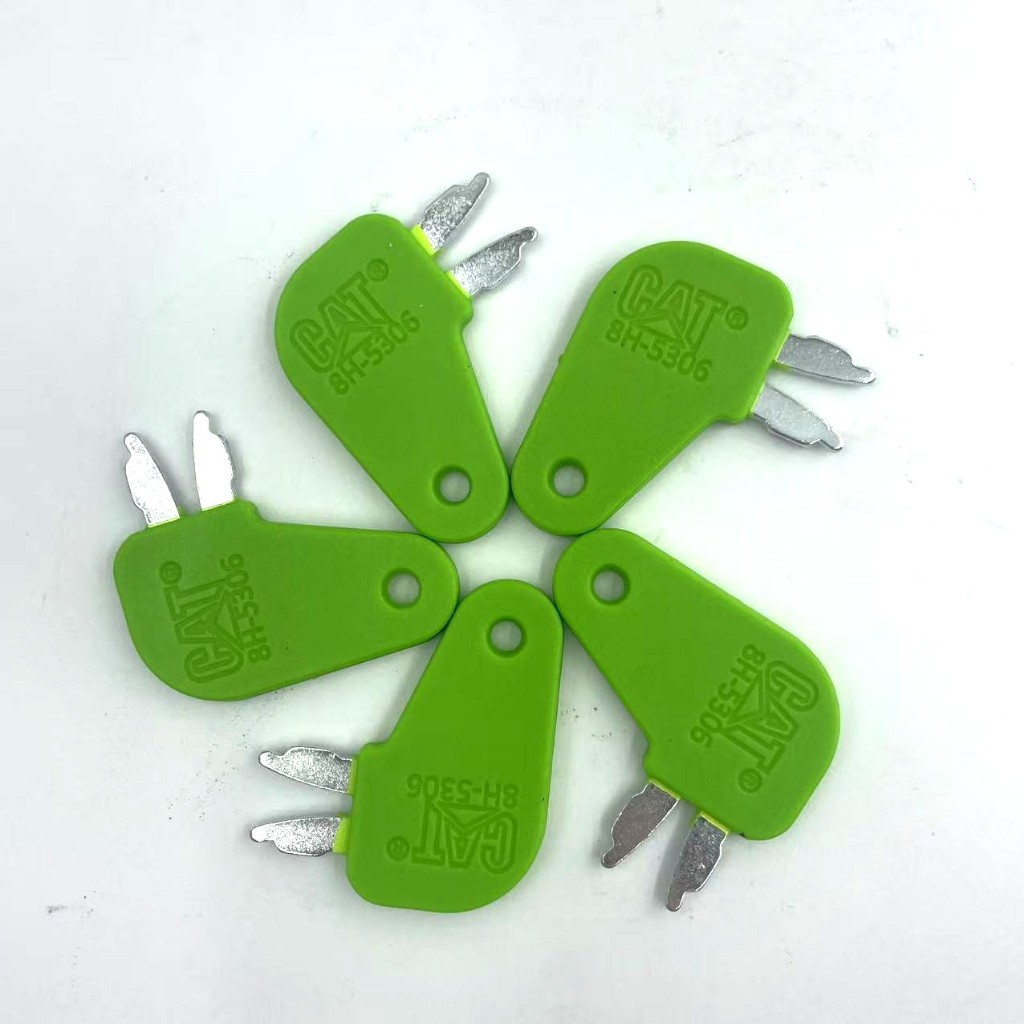 5PCS ปุ่มสีเขียว 8398 8H5306 8H-5306 สําหรับ EXCAVATOR CAT Master Disconnect Key 931B 933 933C 935B 