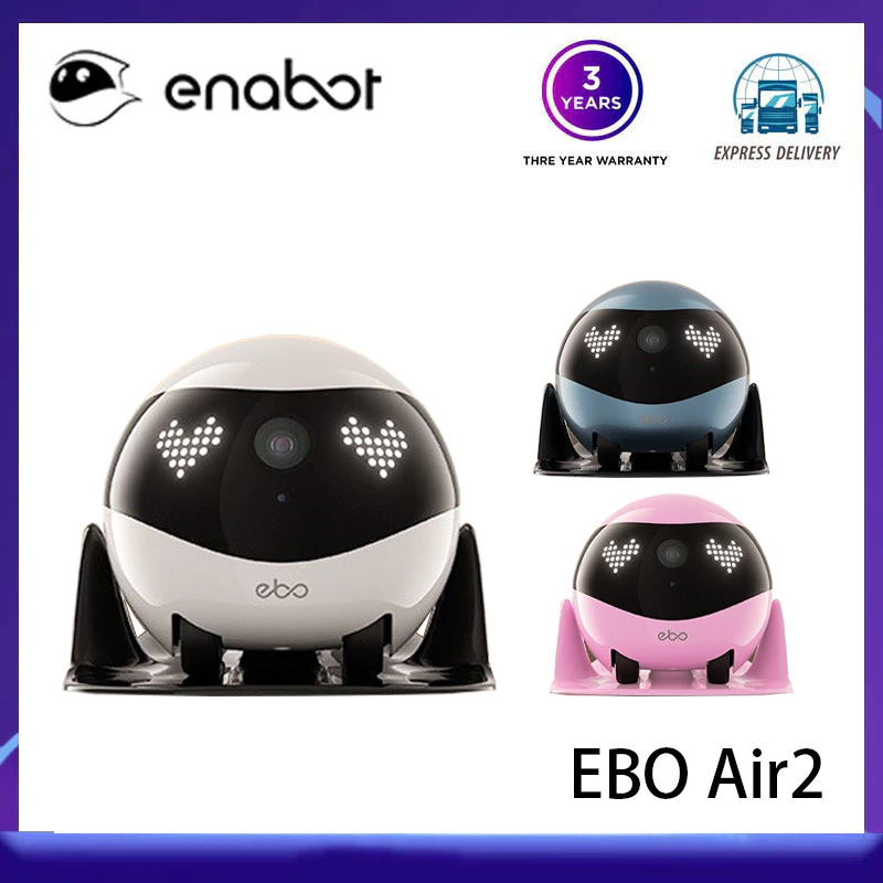 EBO AIR2 สามารถย้ายกล้องได้ทั่วบ้านเพื่อมาพร้อมกับสัตว์เลี้ยงในร่มและจอภาพไร้สายเพื่อหุ่นยนต์อัจฉริย