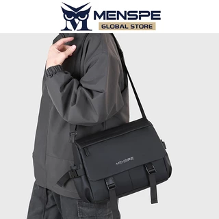 MENSPE Mens กระเป๋าสะพายความจุขนาดใหญ่ลําลองน้ําหนักเบากันน้ํา Messenger BagTravel กระเป๋าขี่กลางแจ้งสําหรับผู้ชาย
