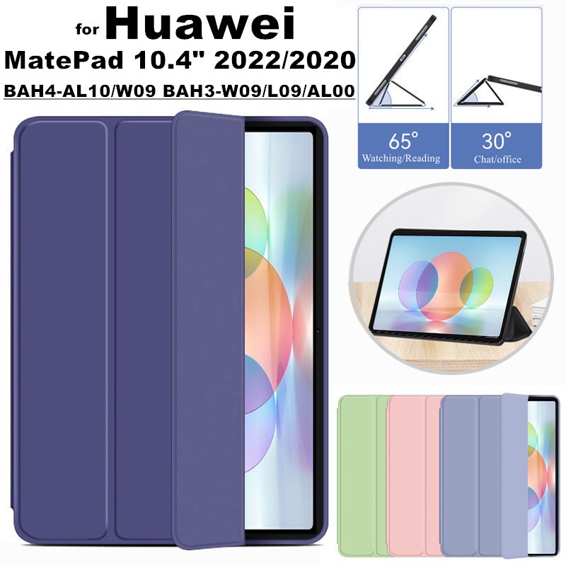for Huawei MatePad 10.4 BAH4-AL10/W09 BAH3-W59/W09/L09/AL00 Cover PU Leather Case With Slim Smart Magnetic Stand Flip Case