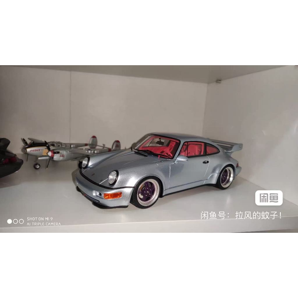 GT Spirit 1: 18 Porsche 911 964 TURBO Resin Limited รถจําลองรุ่นไม่มีกล่องสี