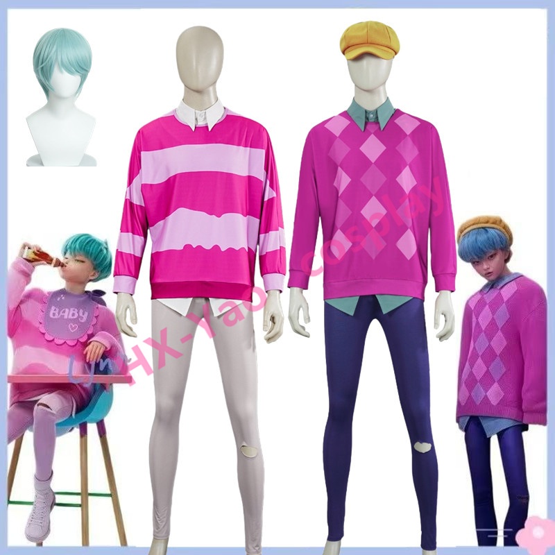 【HX-YAO】KPop Demon Hunters Cosplay Anime Costumes Saja Boys Baby คอสเพลย์เครื่องแต่งกายฮาโลวีนแสดง