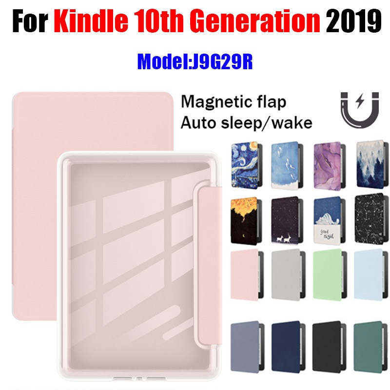 สําหรับ Kindle 10th 2019 J9G29R 6.0 สมาร์ท Sleep Wake อะคริลิค Anti-Smudge คุณภาพสูง eBook Reader กร