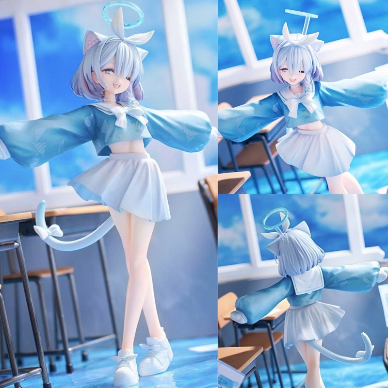 21เซนติเมตรสีฟ้า อาโรนา รูปอะนิเมะเกมสาวแอ็คชั่นหุ่น อิชิโนส อาสึนะ สะสมรุ่นตุ๊กตาสก์ท็อปเครื่องประดับของเล่นของขวัญในสต็อก