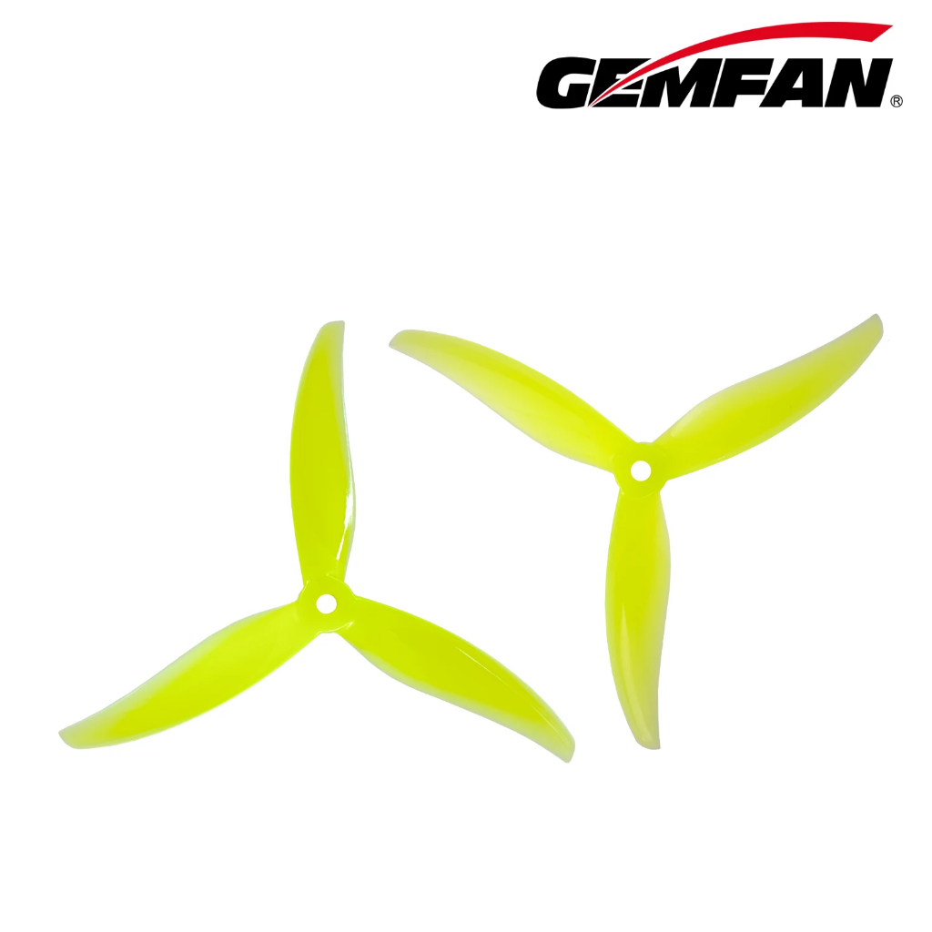 4 ชิ้น/2 คู่ Gemfan Proxy 5127.5 5 นิ้ว 3 ใบมีด/Tri-Blade ใบพัด Props FPV Freestyle สําหรับ FPV Raci