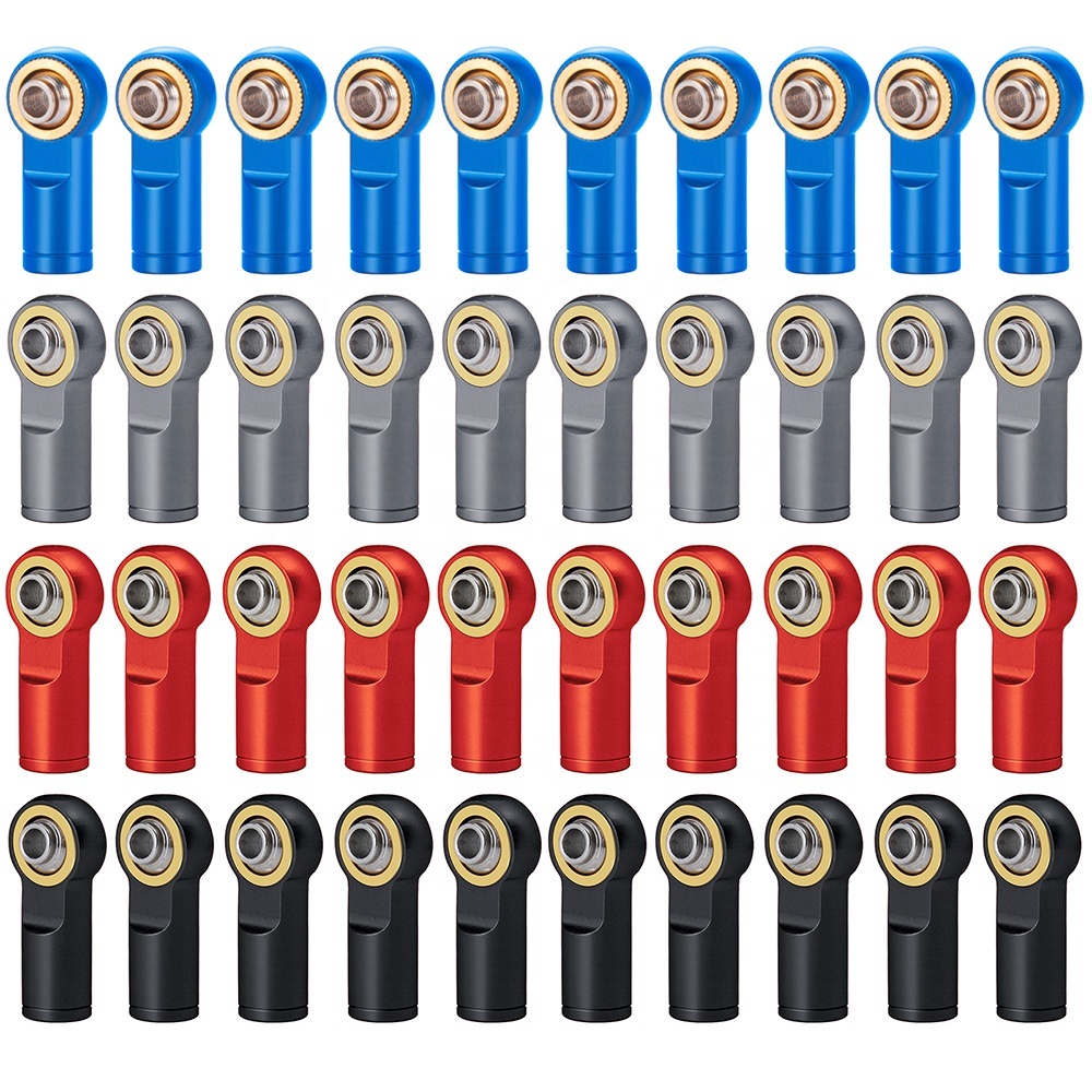 10 ชิ้น M4 โลหะ Link Rod End Ball Joint Linkage Ball Head Connector CCW ด้ายสําหรับ RC ของเล่นอะไหล่