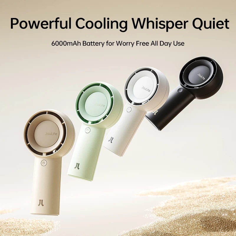 JisuLife Handheld Turbofan ความจุ 4000mAh สามารถปรับความเร็วลมได้ 5 ชนิด thumbnail 3