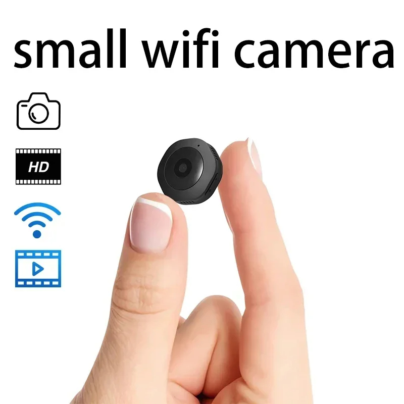 1080P Wifi Mini IP กล้อง HD 1080P Covert ขนาดเล็ก Nanny Cam Video Voice Recorder ในร่มแบบพกพาความปลอดภัยกล้องวงจรปิดสําหรับ Home และ Office