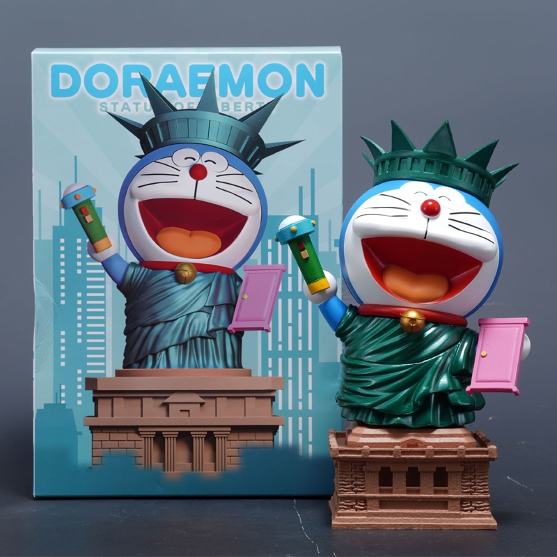 20ซม.การ์ตูนDoraemon Universalกระเป๋าDingang Cat Cosรูปปั้นรูปCreative Desktopคอลเลกชันเครื่องประดับอะนิเมะอุปกรณ์ต่อพ่วงของขวัญ