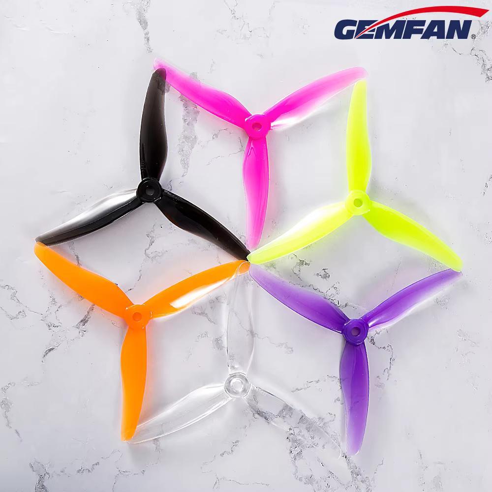ใบพัด FPV 4 ชิ้น/ 2 คู่ Gemfan 51433 5 นิ้ว 3 ใบมีด/tri-blade ใบพัด Props CW CCW มอเตอร์ไร้แปรง FPV ใบพัดสําหรับ FPV Racing drone