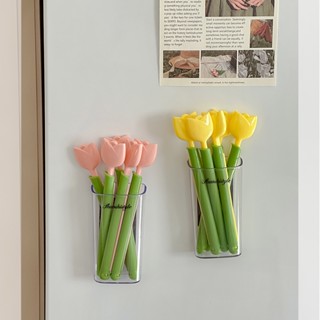 ทิวลิปแม่เหล็กตู้เย็นสติกเกอร์มัลติฟังก์ชั่ครัวเรือนความชื้น…