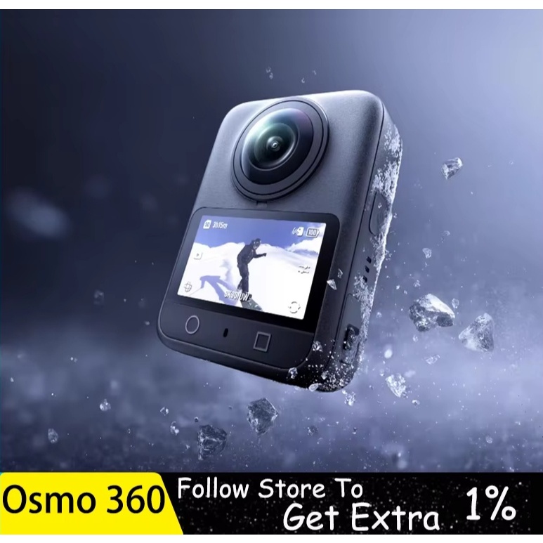 ออสโม 360° กล้อง Standard Combo Adventure Combo Imaging Native 8K 360° วิดีโอ 4K/120fps