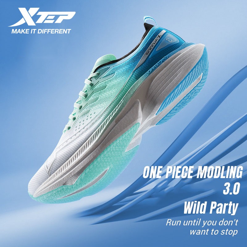 XTEP One Piece 3.0 รองเท้ากีฬา 3D รุ่นพิเศษ สําหรับผู้ชายและผู้หญิง รองรับแรงกระแทก ใส่สบาย เดิน วิ่