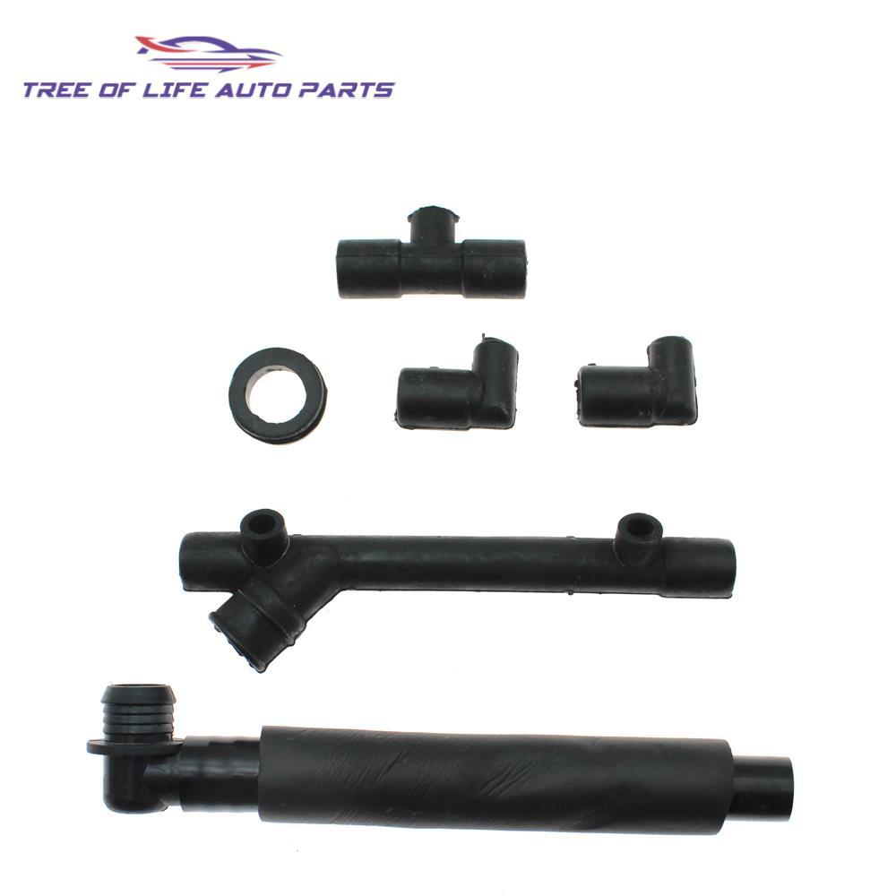 Breather ท่อเชื่อมต่อ Crankcase ระบายอากาศสําหรับ Mercedes Benz W124 S124 W201 W202 W460 W463 OM601 