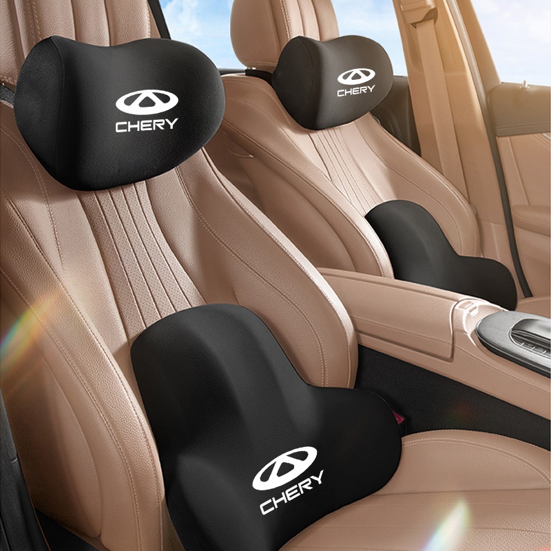 หน่วยความจําโฟมรถคอเบาะรถ Lumbar Support สําหรับ Chery Tiggo 5x 8 7 Pro 4 Omoda 5 E5 TJ-1 Face QQ EQ