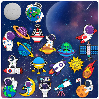 อุปกรณ์เสริมตกแต่งรองเท้าแตะ แบบนักบินอวกาศ พร้อมหัวเข็มขัด …