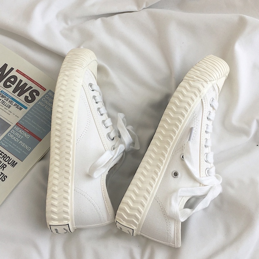 MISTERY รองเท้าผ้าใบบิสกิต ขนาดใหญ่ รุ่น COOKIE สีดำ MEN ( MIS-8655) - รูปที่ 4