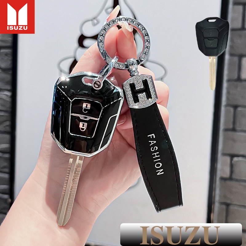 ISUZU ปลอกกุญแจรถ ISUZU D-Max เคสกุญแจสําหรับ ISUZU D-Max 2020-2024 ISUZU Remote Key Case