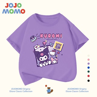 เสื้อยืดเด็กผู้หญิง 🌸ลายคอโรมิสุดน่ารัก แขนสั้น ผ้าฝ้ายแท้ 1…