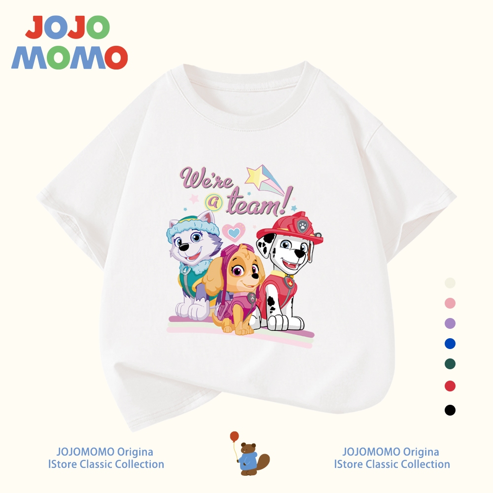 เสื้อยืดเด็ก ✨ฝ้าย 100%‼️ ลาย Paw Patrol ไซส์ 3-12 ปี นุ่มพิเศษผิวบอบบาง ส่งเร็ว 3-5 วัน