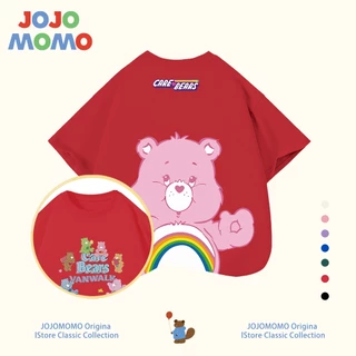 เสื้อยืดเด็กผู้หญิง ผ้าฝ้าย 100% ลาย Care bears น่ารัก แขนสั้น นุ่มสบาย‼️ (ไซส์ 90-150 ซม.)​​