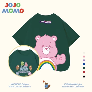 เสื้อยืดเด็กผู้หญิง ผ้าฝ้าย 100% ลาย Care bears น่ารัก แขนสั้น นุ่มสบาย‼️ (ไซส์ 90-150 ซม.)​​