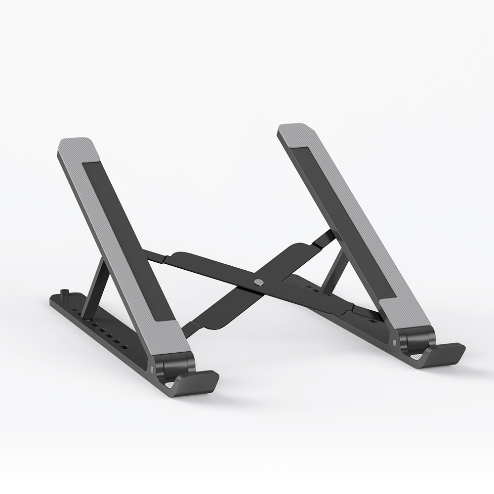 แท่นวางโน๊ตบุ๊ค พับเก็บได้Laptop Stand Notebook Standกันลื่น ปรับได้ 7 ระดับ รองรับจอ7 นิ้วถึง 17นิ้