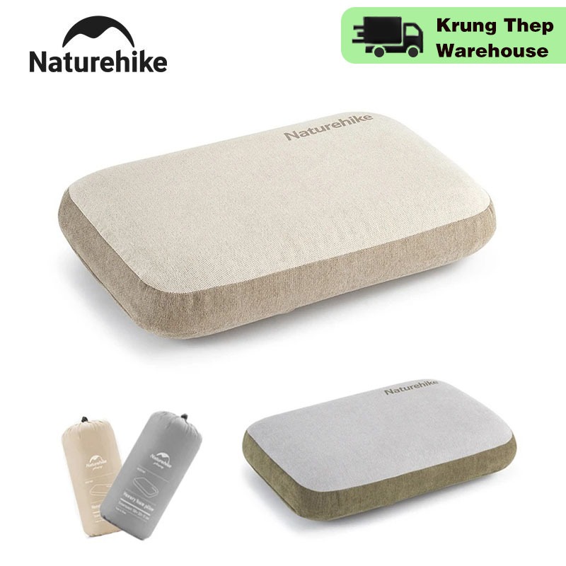 Naturehike ใหม่หน่วยความจําโฟมComfort Squareหมอนแบบพกพากลางแจ้งCamping TravelหมอนNapหมอน