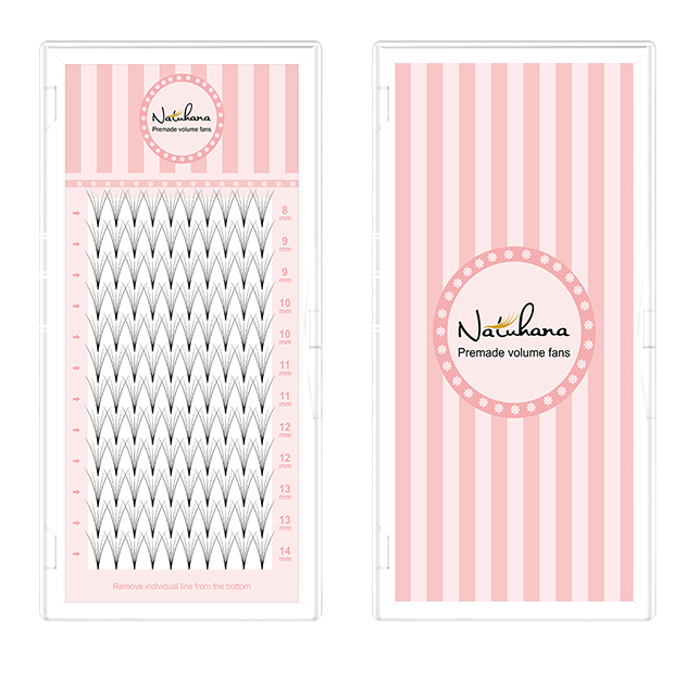 NATUHANA 3D 4D 5D 6D 8D 10D 0.07 มม.ขนตาธรรมชาติช่อดอกไม้ขนตาปลอมนุ่ม
