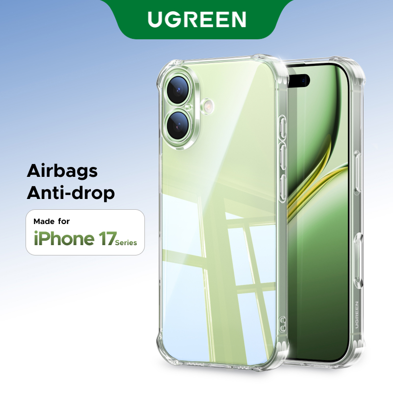 【for iPhone 17 Series】UGREEN เคสโทรศัพท์มือถือ การป้องกันถุงลมนิรภัยที่ได้รับการจดสิทธิบัตร เคสกันกร